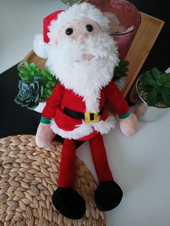 Péluche père Noël Comme Neuf 🎅🌿 - photo numéro 3