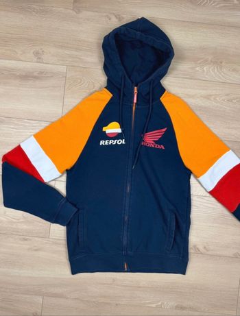 Sweat zippé Honda Repsol Motorcycle Bike Rare