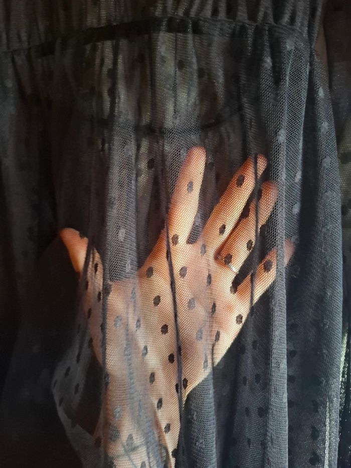 Sous robe transparente noir - photo numéro 2