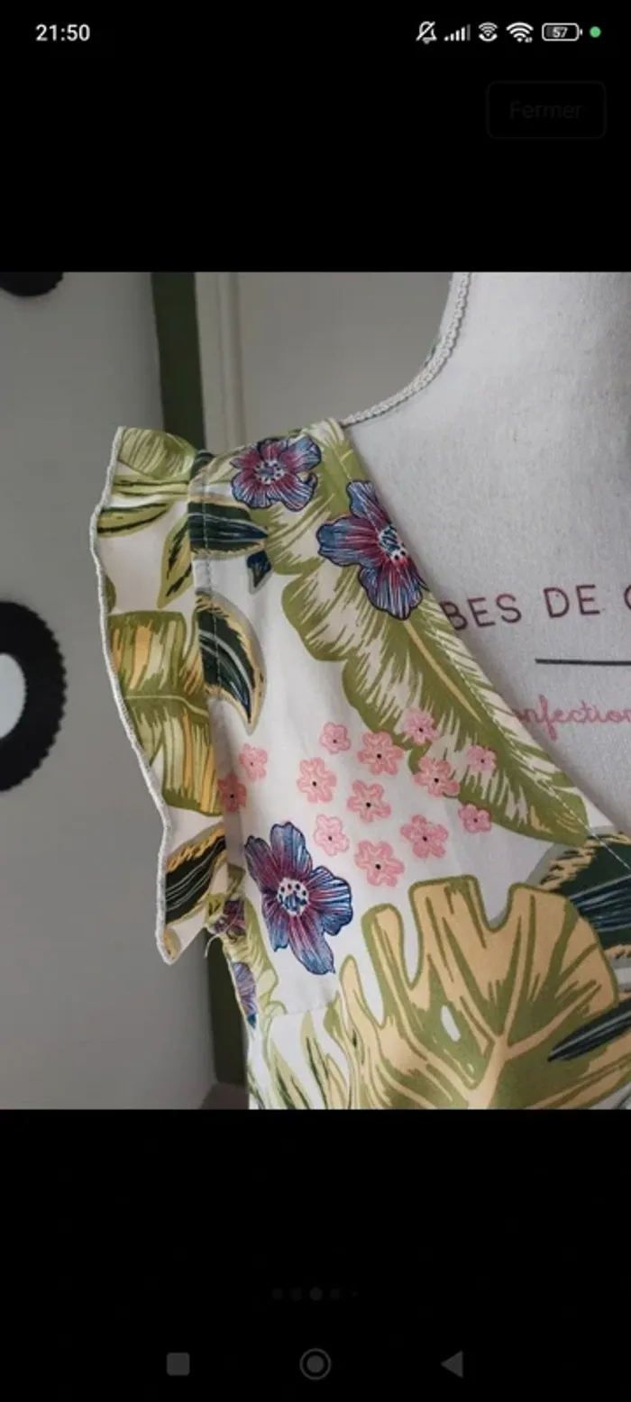 Robe fleurit - photo numéro 4