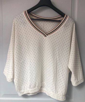 Pull écru gémo taille M neuf