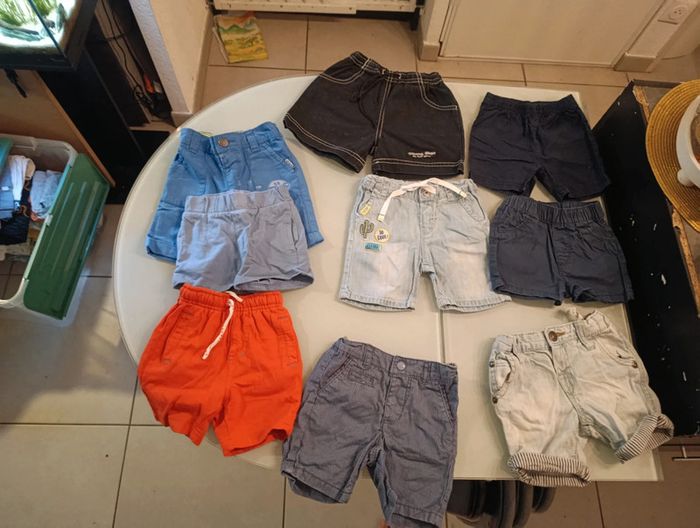 Lot de 9 shorts