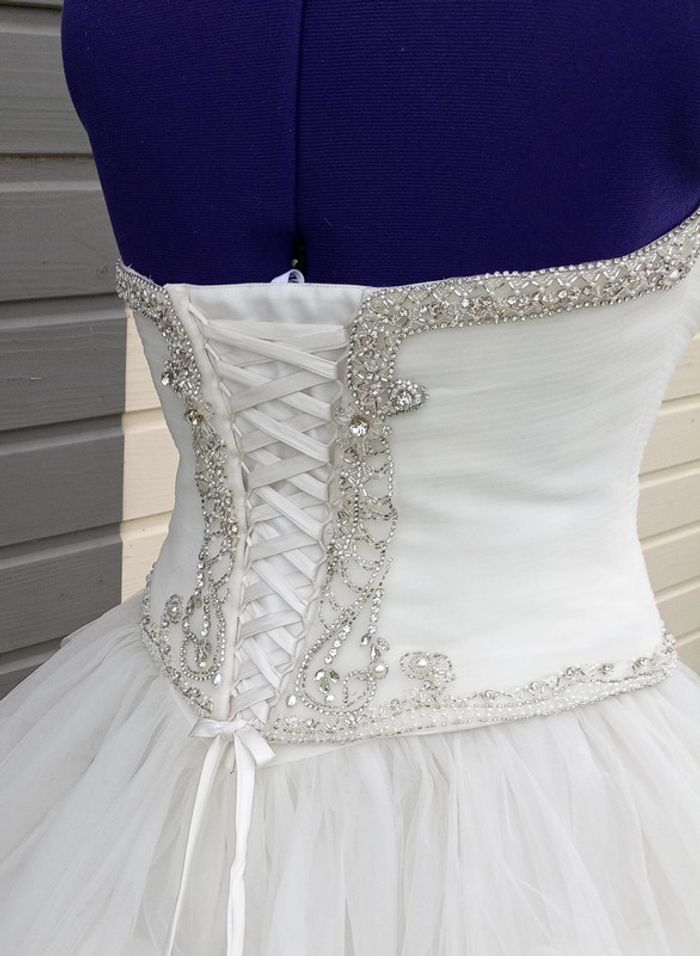 bustier corsage de Robe de mariée originale neuf - photo numéro 4