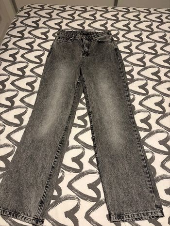Jeans gris Mom