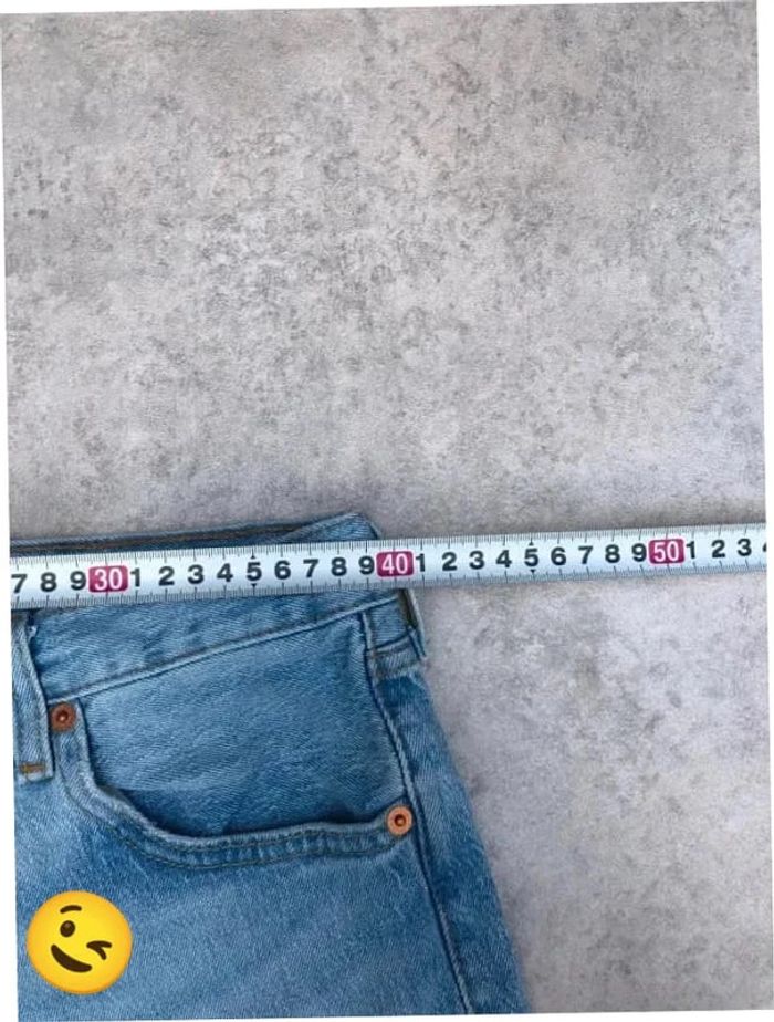 Short Levi's 501 W33 FR42 Bleu Femme Women #SHO17 - photo numéro 5