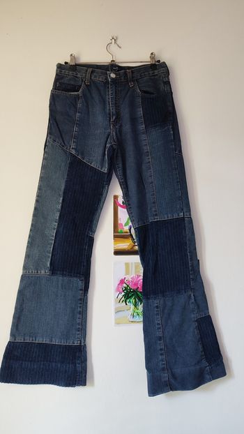 Jean patchwork y2k t34