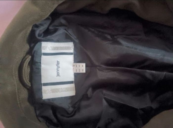 Veste suédine vert kaki - photo numéro 3