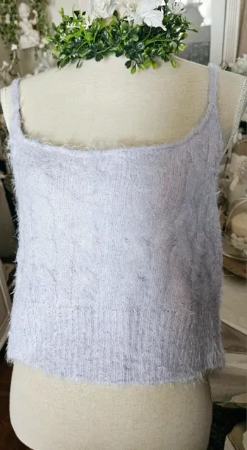 Haut lilas en lainage Atmosphère Taille 44 Neuf