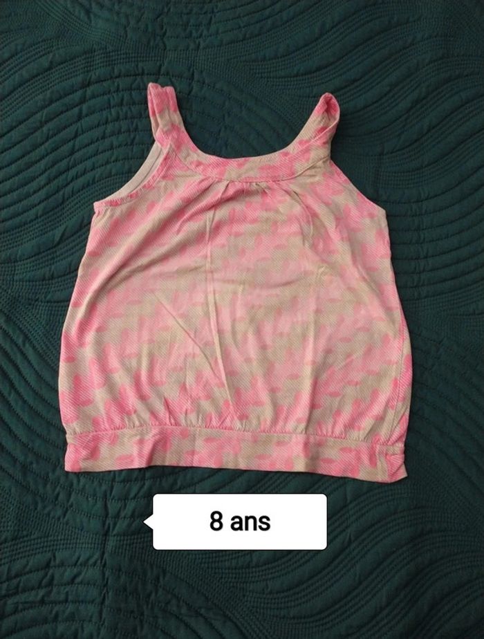 T-shirt rose 8 ans zeeman