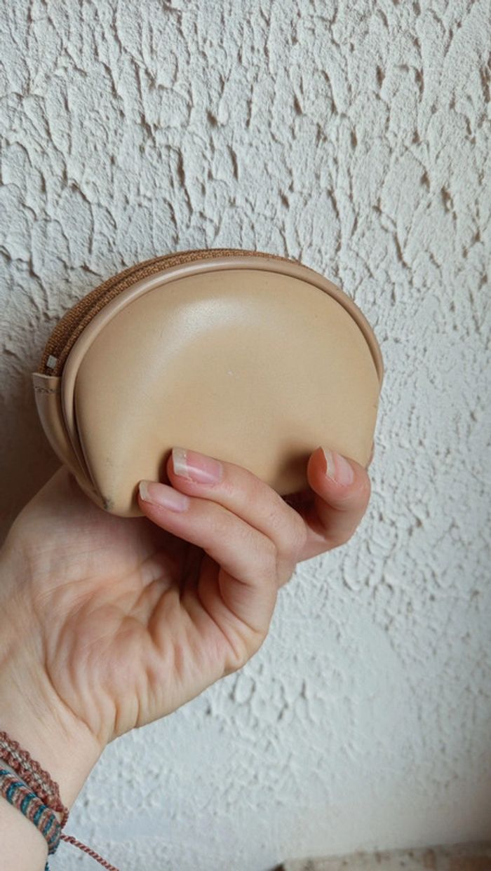 Petit porte monnaie beige - photo numéro 3
