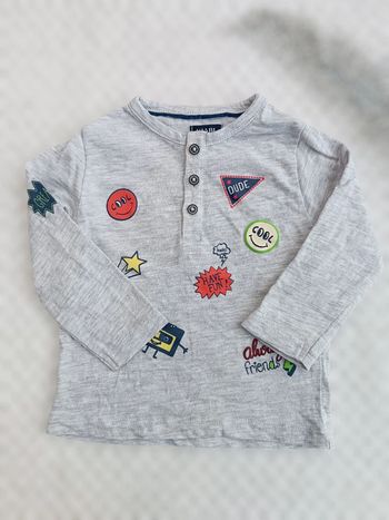 🔸 T-shirts Manches Longues Fun - Kiabi 6 Mois🔸