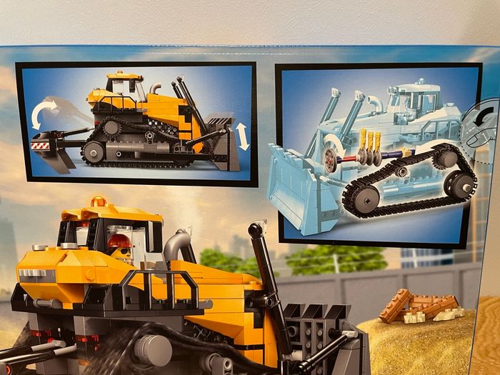 Lego City 60466 Le bulldozer jaune - photo numéro 4