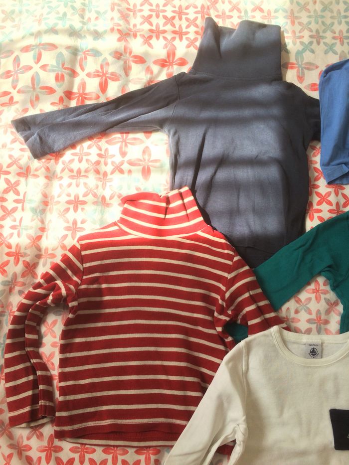 Lot de 6 T-shirts manches longues - Taille 86 cm / 24 mois / 2 ans - photo numéro 3