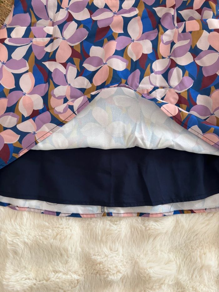 Jupe violette à motifs Molly Bracken taille L - photo numéro 3