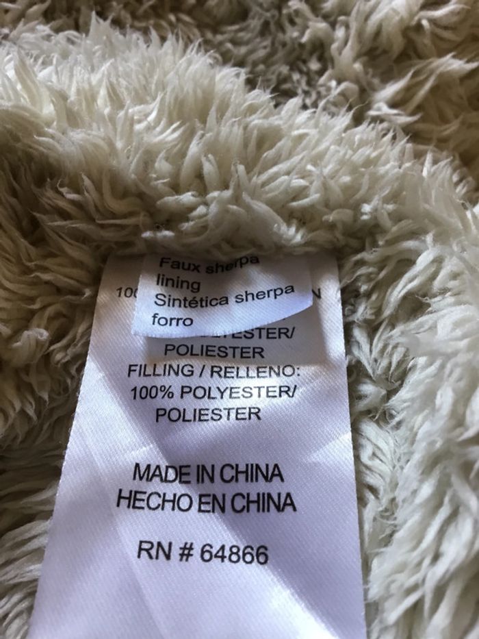 Veste chaude intérieur sherpa pour homme Lee camel taille M 051 - photo numéro 13