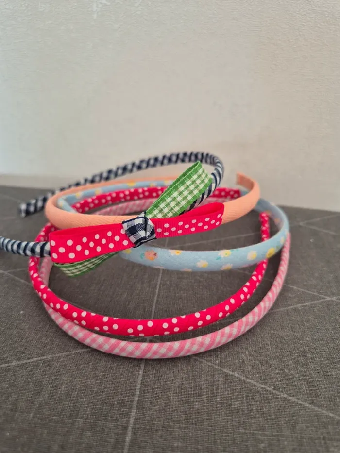 Lot de 5 serre tête motif liberty - photo numéro 2