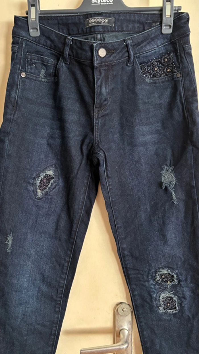 Jeans strass - photo numéro 2