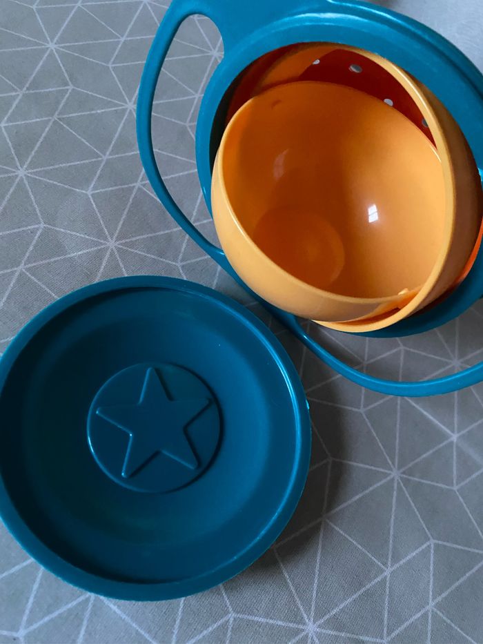 Bol gyroscopique avec Couvercle pour bébés et Enfants Anti-Renversement - photo numéro 9