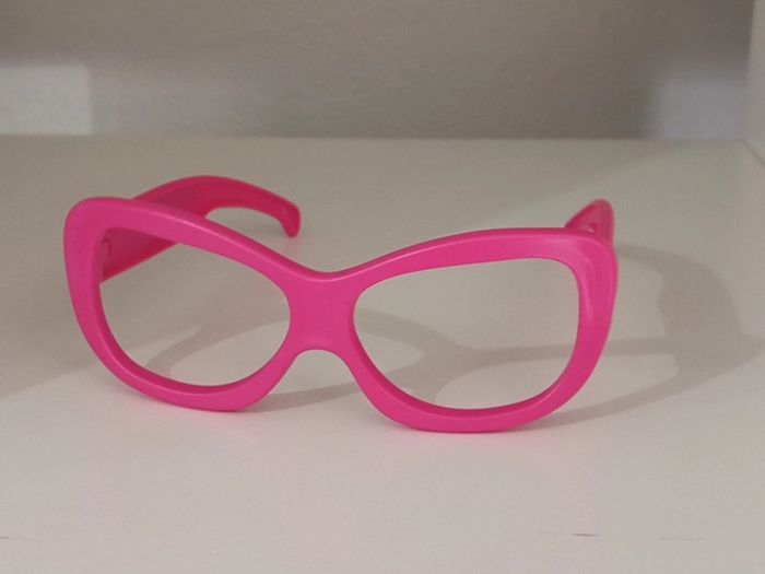 Barbie paire de lunette rose - photo numéro 2