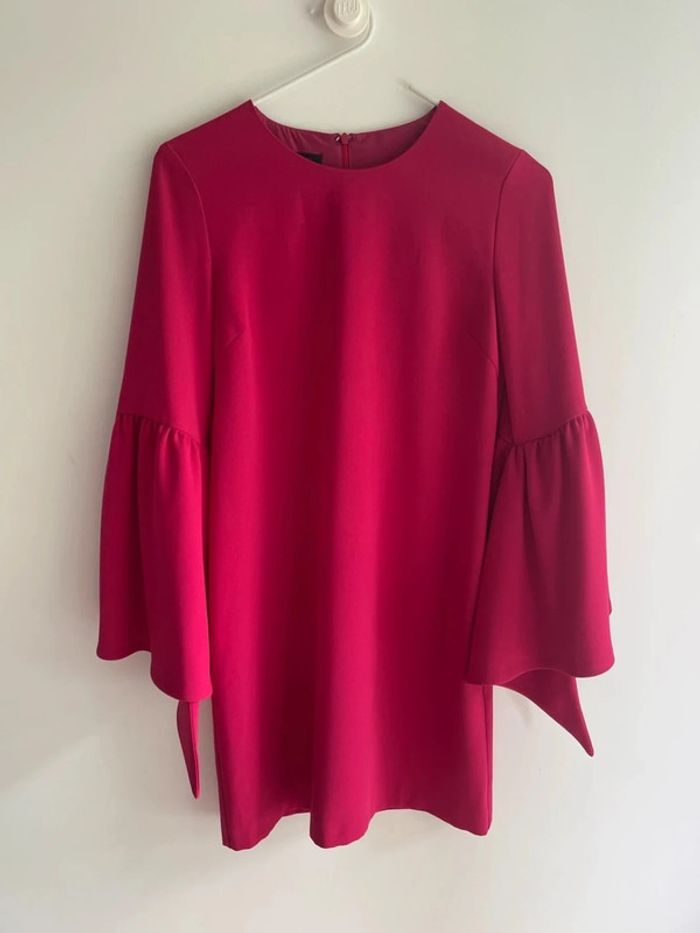 Robe vintage fuchsia manches originales PINKO