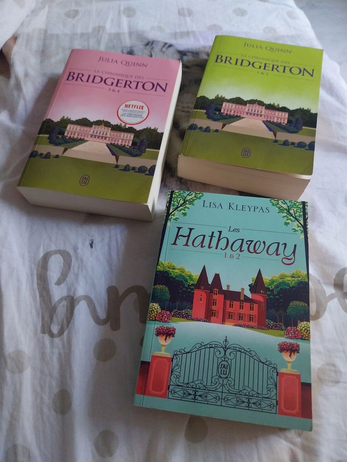 Romans La Chronique des Bridgerton tomes 1-2 3-4 et Les Hathaway 1-2 - photo numéro 5