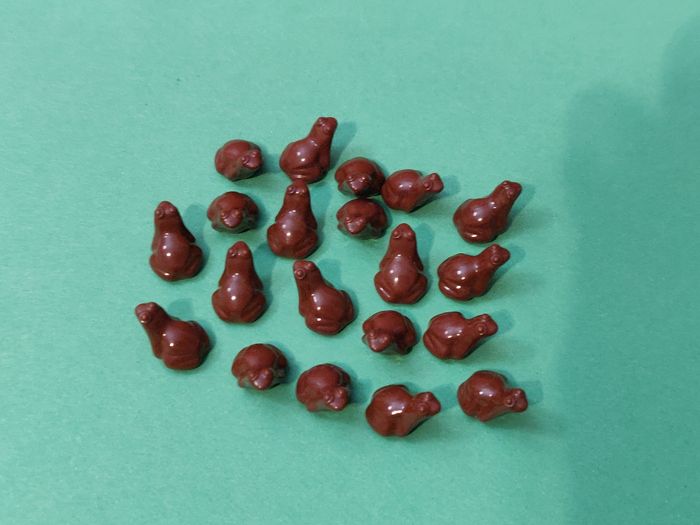 Lot 20 grenouilles marron Lego - en parfait état - vrai Lego - photo numéro 9