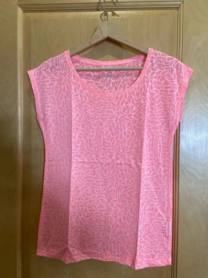 Teeshirt camaïeu rose