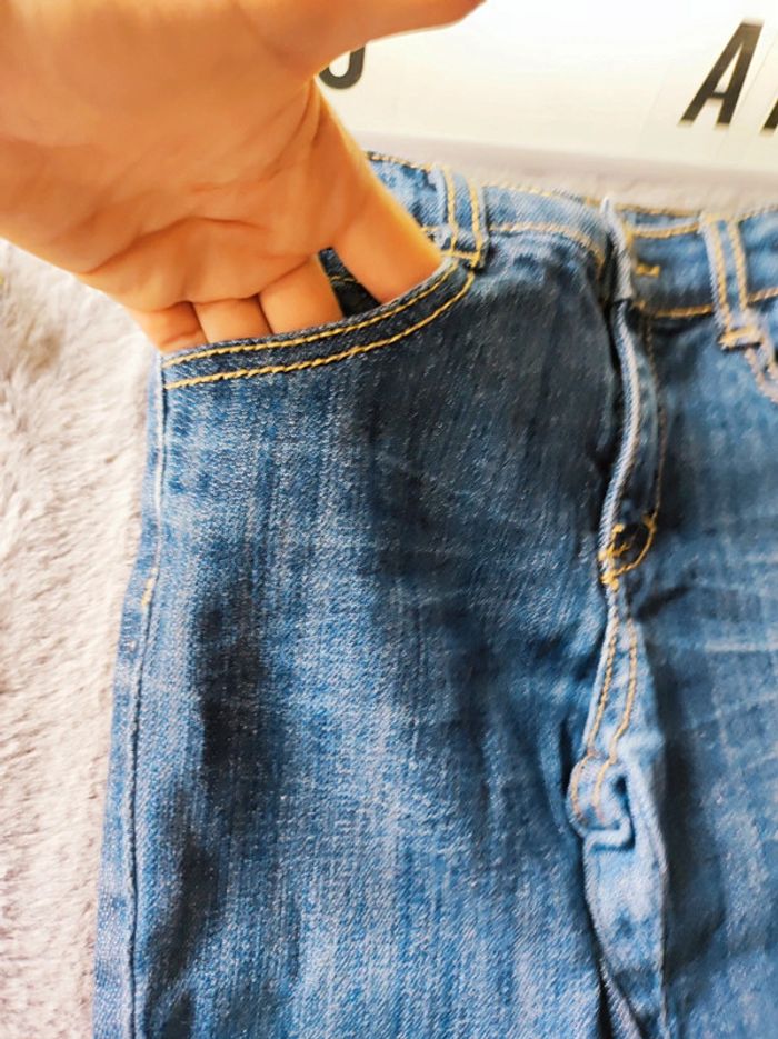 Jeans effet délavé 6 ans fille - photo numéro 3