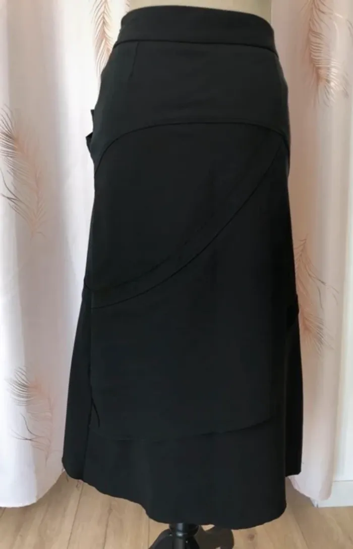Comptoir des cotonniers, jupe noire, longue femme, taille 36 pour l’hiver - photo numéro 2