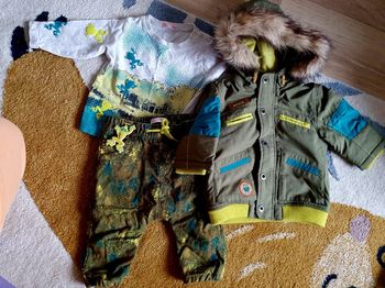 Ensemble Manteau + pantalon + t-shirt ml 9 mois Dpam