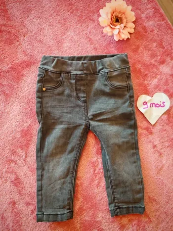 Jean élastique taille tape a l'œil