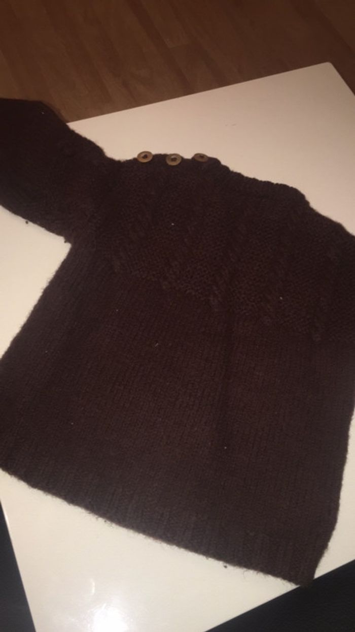 Pull marron - photo numéro 4