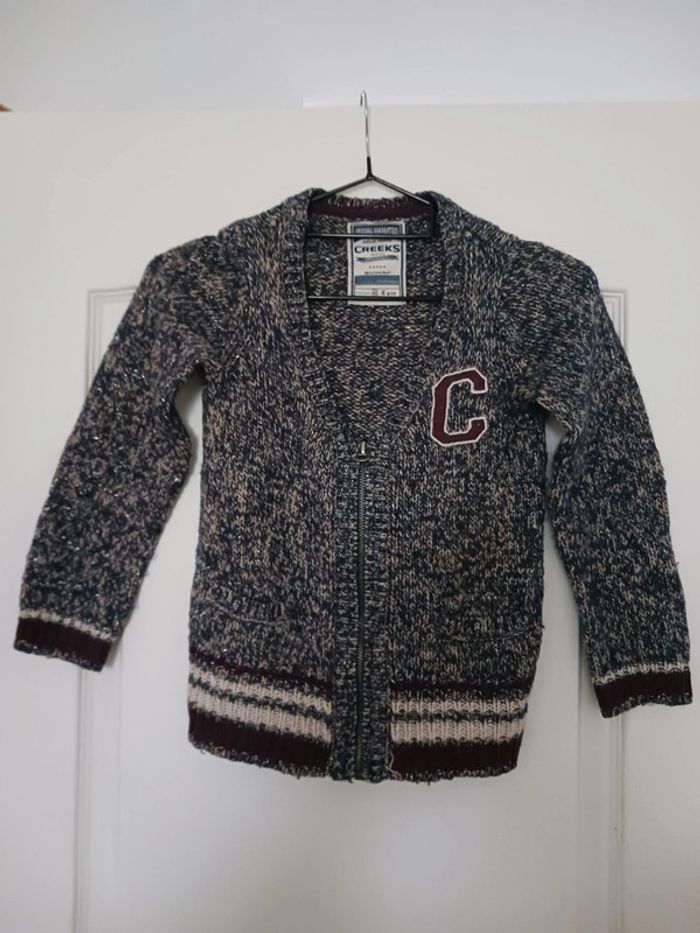 Gilet zippé fille creeks taille 6 ans