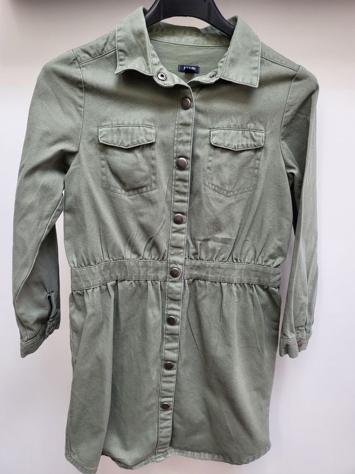 Robe en jeans kaki - photo numéro 5