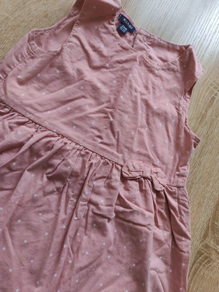 Robe rose a pois blanc - photo numéro 2