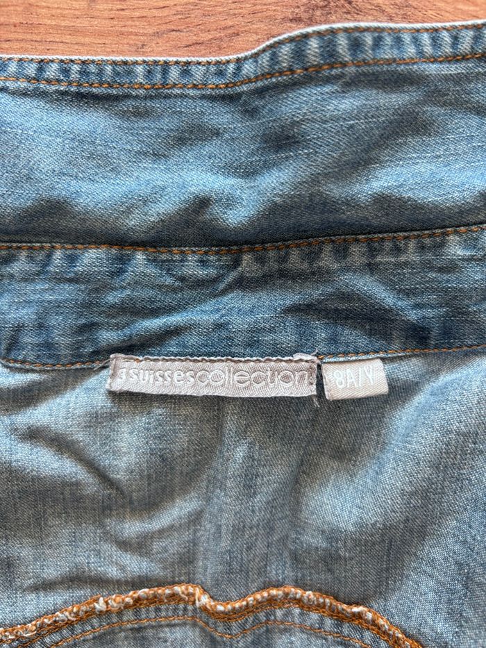 Chemise en jean bleu garçon 8 ans 3 suisses - photo numéro 2