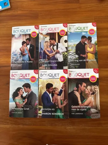 Lot de six livres harlequin bouquet vorstelijke eis