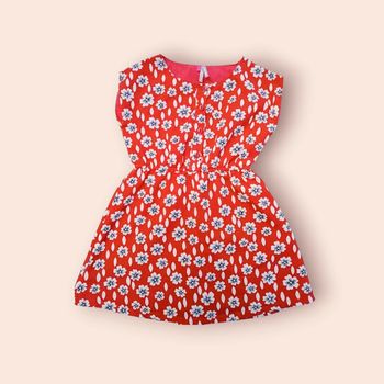 🔸Robe à fleurs Sans Manches Fille - 3 ans Orchestra🔸