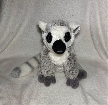 🩶 Peluche Lémurien/Maki Catta – Nature Planet