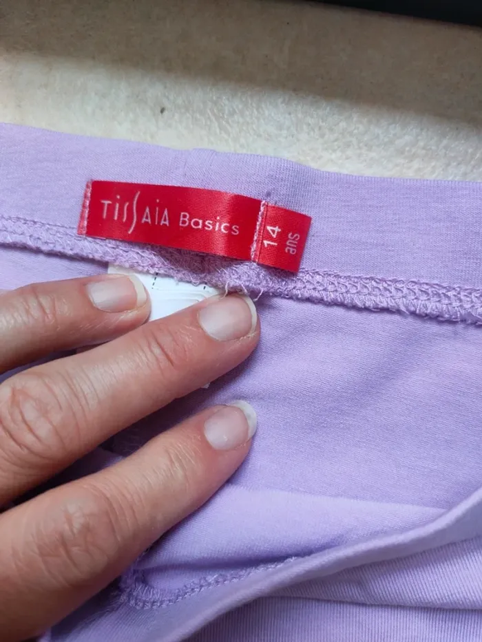 Legging couleur lila 14 ans tissaia - photo numéro 3