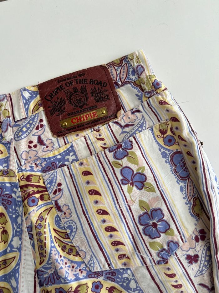 Pantalon vintage Chipie à motifs divers – Taille S – Y2K – Très bon état - photo numéro 4