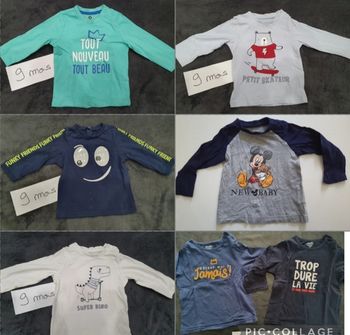 Lot petits pulls 9 mois