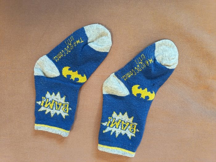 Lot 3 chaussettes Batman 23-26 - photo numéro 2
