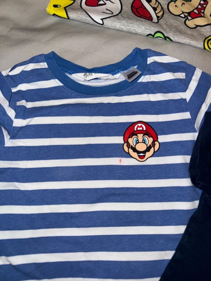 4 t shirt mario 18 24 mois h&m - photo numéro 3