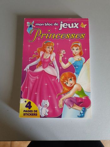 carnet de jeux ,coloriage ,stikers