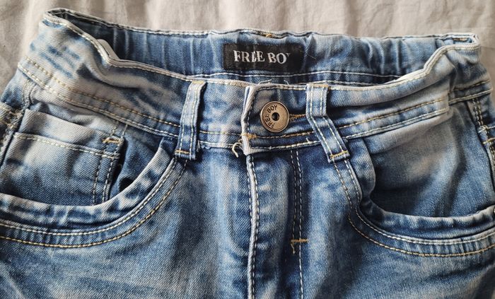 pantacourt en jeans free boy 8ans (5e) - photo numéro 4