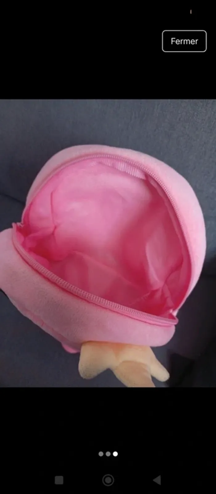 Sac à dos école enfant maternelle ou goûter flamant rose - photo numéro 3