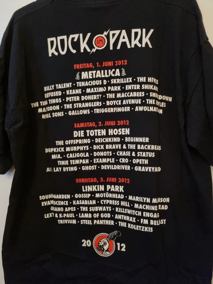 Tee shirt Rock am Park édition 2012 - photo numéro 6