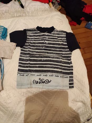 Lot de 7  tee shirts +1 ensemble 1 pièce 18 mois