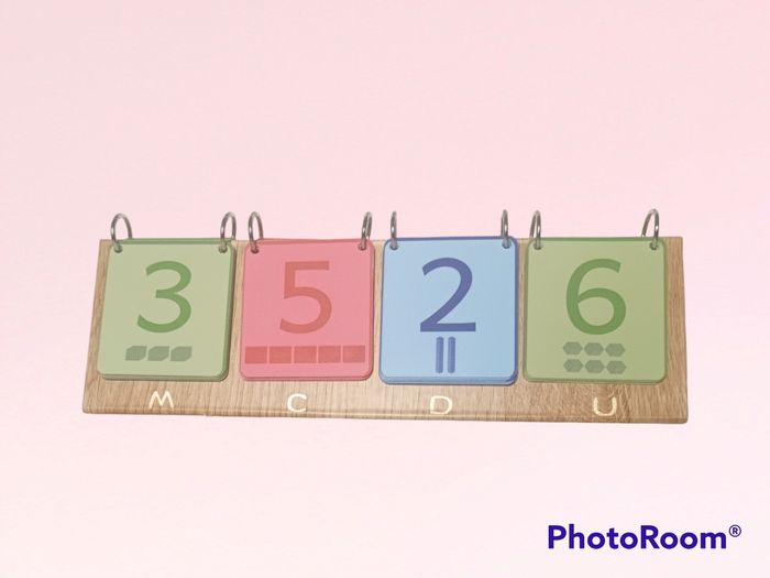 Chevalet des nombres ( système décimal )